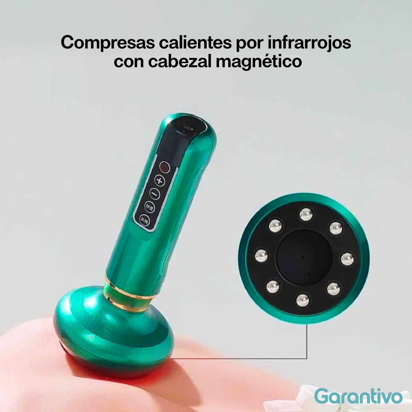 Masajeador eléctrico corporal con efecto calor y masaje profundo