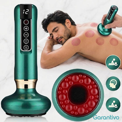 Masajeador eléctrico corporal con efecto calor y masaje profundo