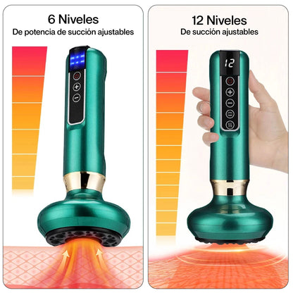 Masajeador eléctrico corporal con efecto calor y masaje profundo