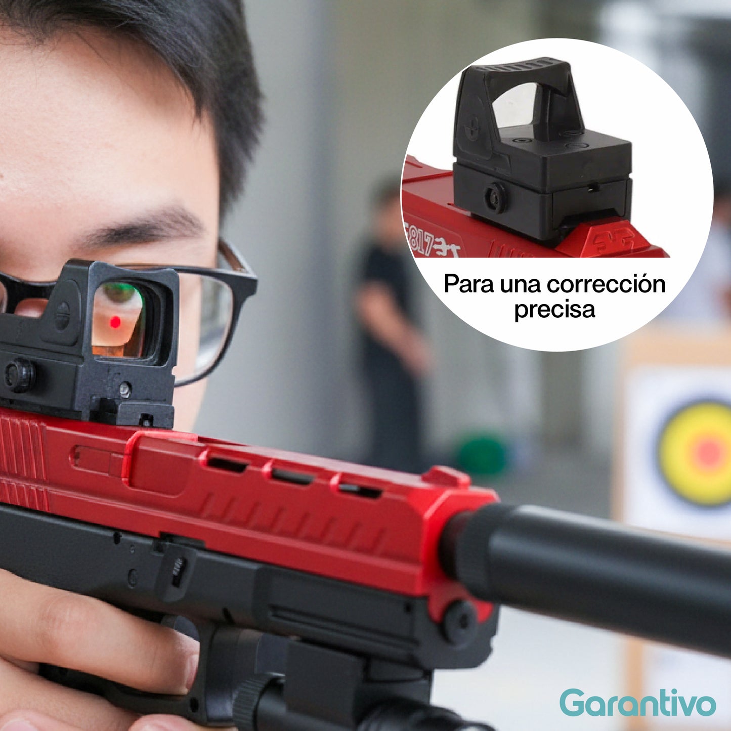 Pistola eléctrica de bolas de gel para juegos al aire libre