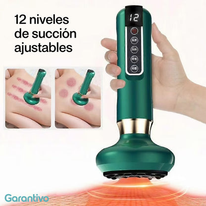 Masajeador eléctrico corporal con efecto calor y masaje profundo