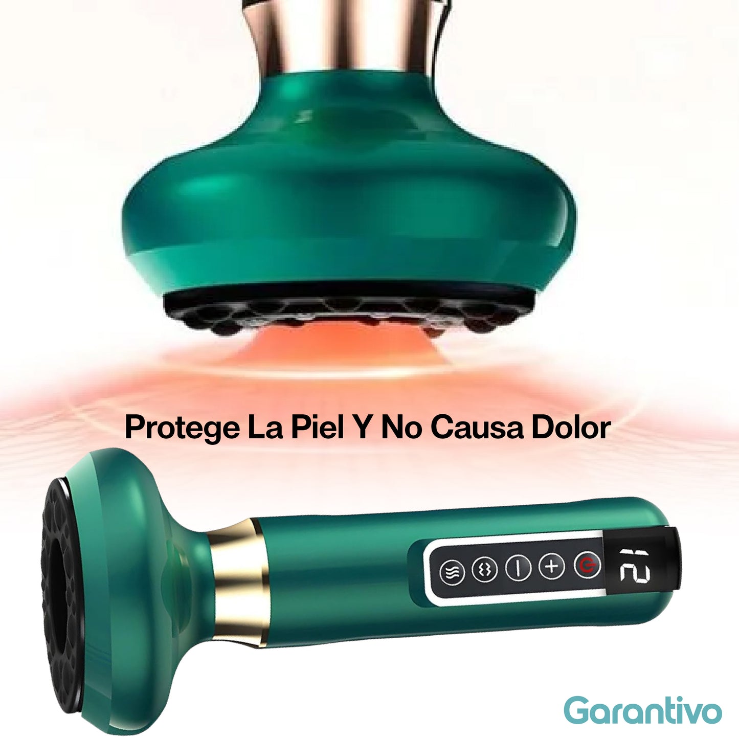 Masajeador eléctrico corporal con efecto calor y masaje profundo
