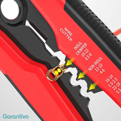 Pelacables automático multifuncional con función de corte y prensado