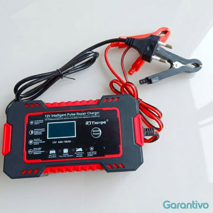 Cargador de baterías automático inteligente y versátil (12V)