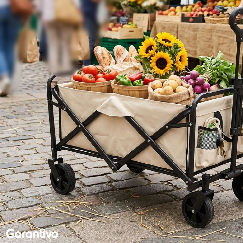 Carrito Multifuncional Plegable y Resistente