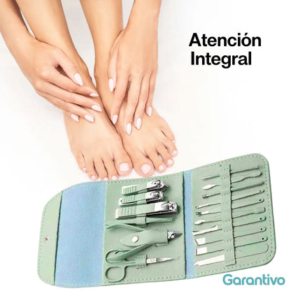 Kit profesional de manicura y pedicura para cuidado completo