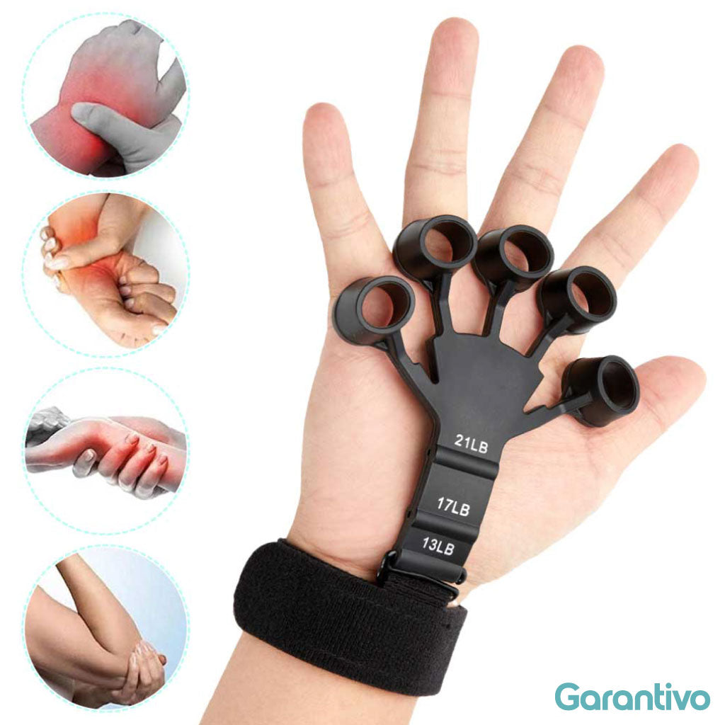 Fortalecedor de agarre de silicona ajustable para entrenamiento de manos