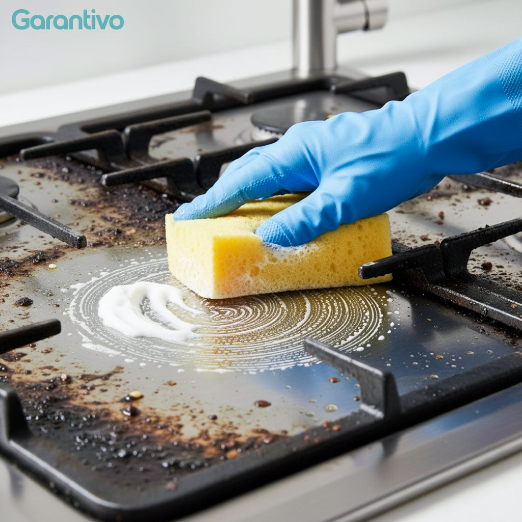 Pasta Limpiadora Multiusos Para Eliminar La Grasa Incrustada Y Manchas Difíciles