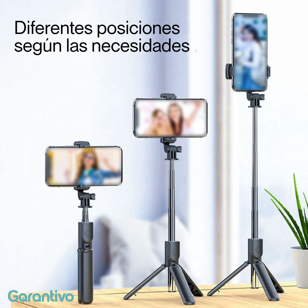 Palo selfie con trípode y control remoto inalámbrico