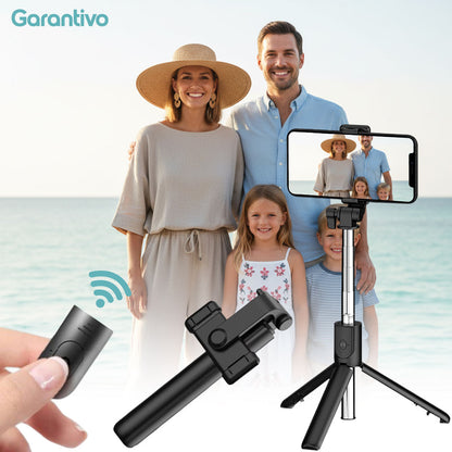 Palo selfie con trípode y control remoto inalámbrico