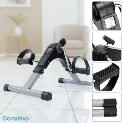 Mini Bicicleta de Ejercicio de Pedal con Resistencia Ajustable y Pantalla Digital