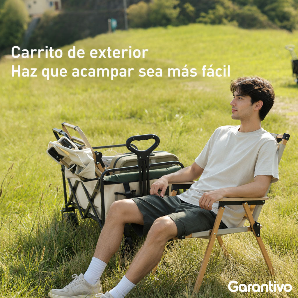 Carrito Multifuncional Plegable y Resistente