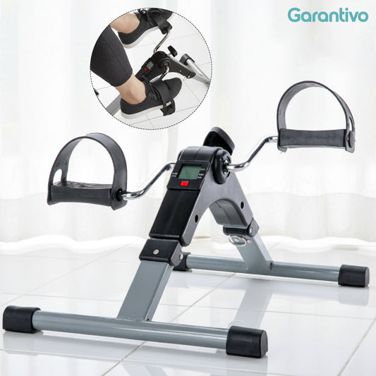 Mini Bicicleta de Ejercicio de Pedal con Resistencia Ajustable y Pantalla Digital