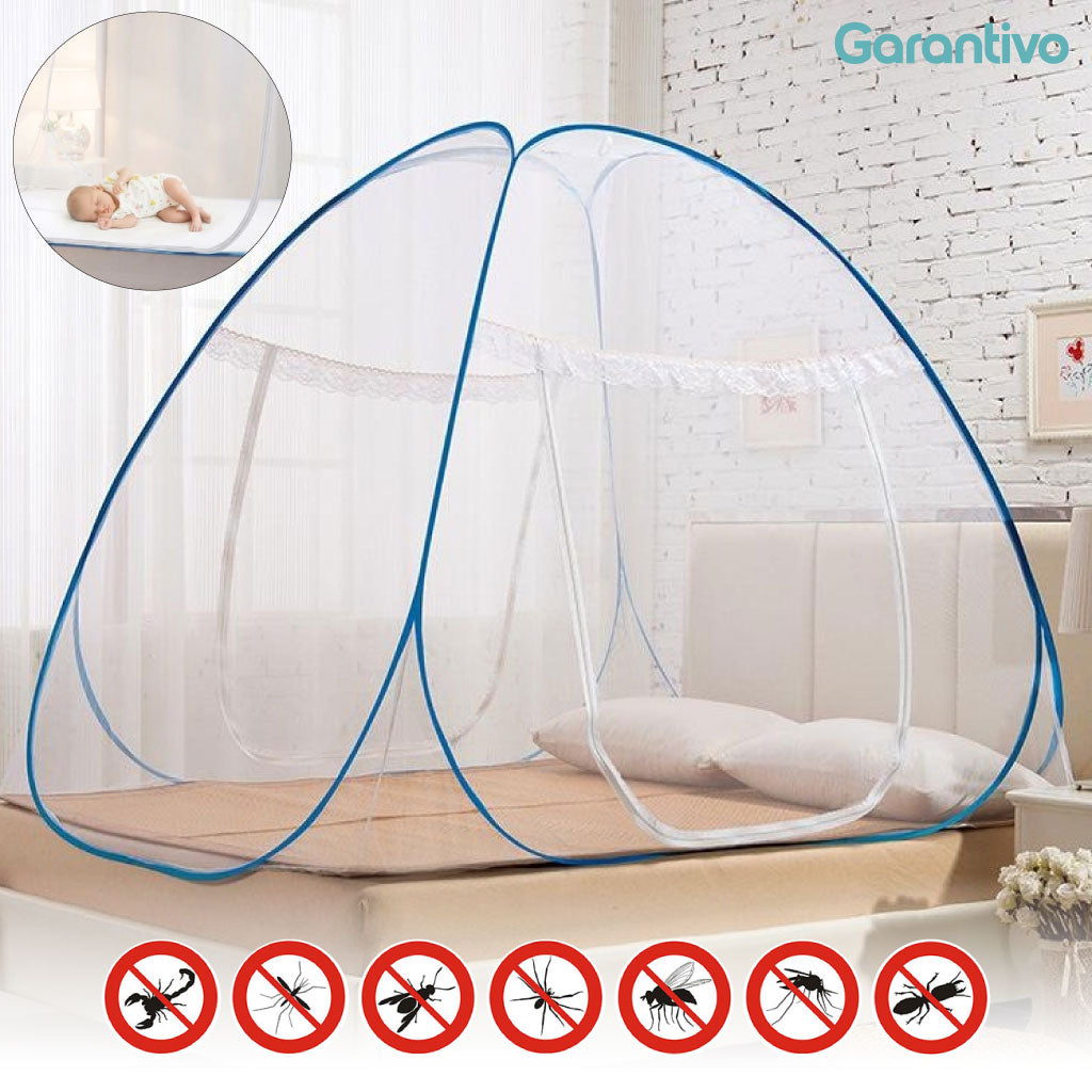 Mosquitera plegable portátil para cama con protección completa