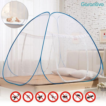 Mosquitera plegable portátil para cama con protección completa