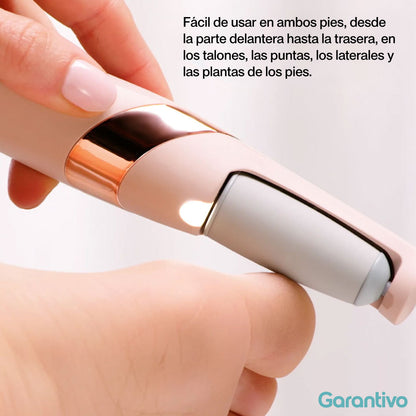 Lima eléctrica recargable para pies y eliminación de callos