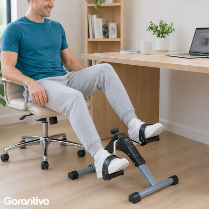 Mini Bicicleta de Ejercicio de Pedal con Resistencia Ajustable y Pantalla Digital