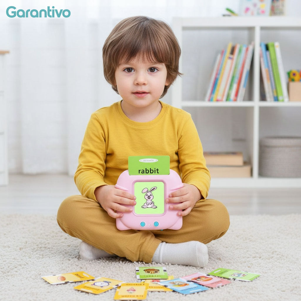 Lector De Tarjetas Educativo De Audio Para Niños Para Mejorar El Lenguaje Y La Memoria