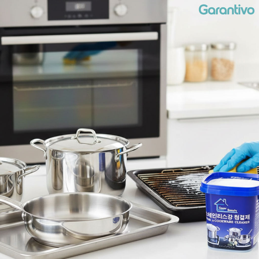 Pasta Limpiadora Multiusos Para Eliminar La Grasa Incrustada Y Manchas Difíciles