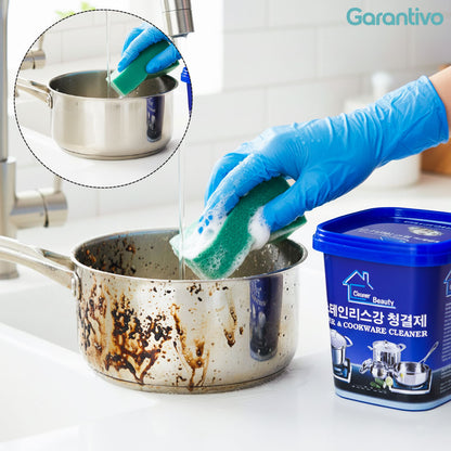 Pasta Limpiadora Multiusos Para Eliminar La Grasa Incrustada Y Manchas Difíciles