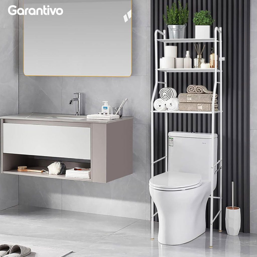 Estantería organizadora multifuncional para baño y lavadora