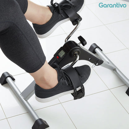 Mini Bicicleta de Ejercicio de Pedal con Resistencia Ajustable y Pantalla Digital