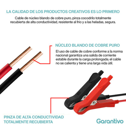 Cargador de baterías automático inteligente y versátil (12V)