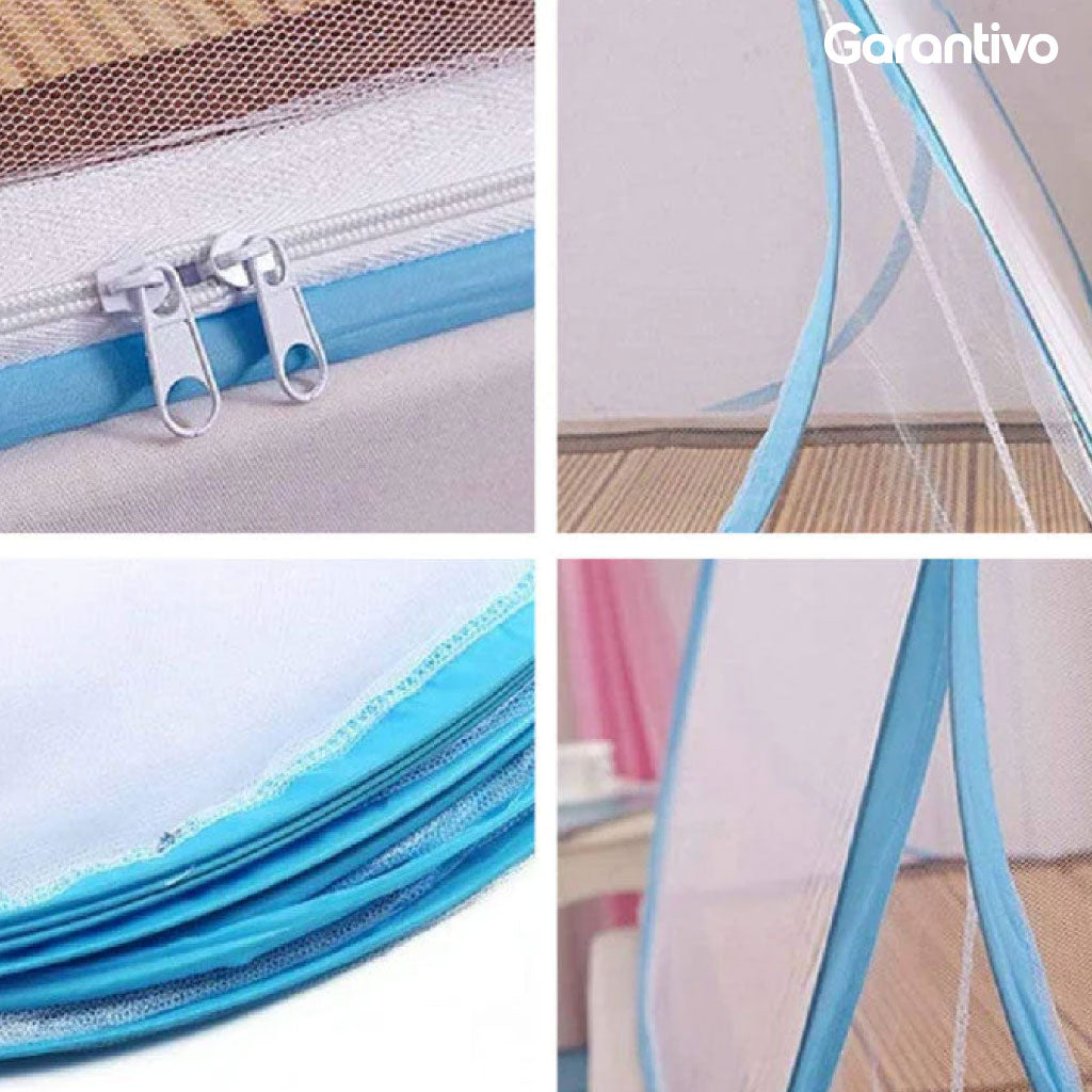 Mosquitera plegable portátil para cama con protección completa