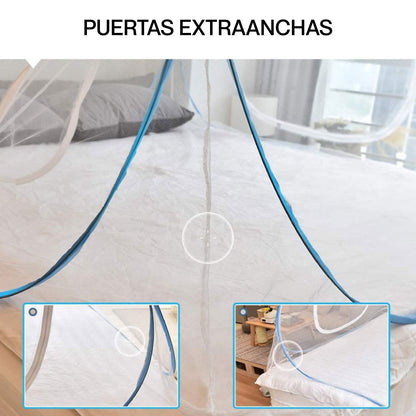 Mosquitera plegable portátil para cama con protección completa