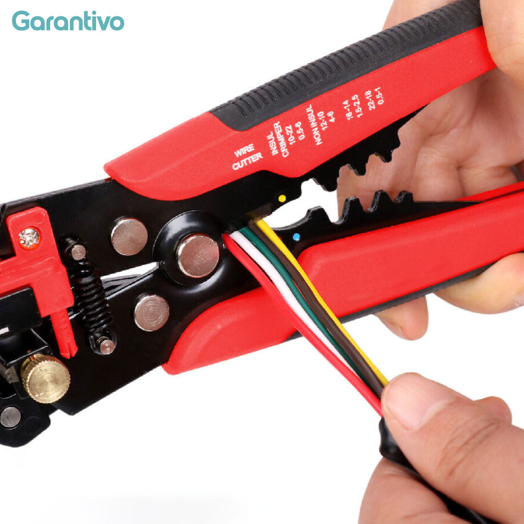 Pelacables automático multifuncional con función de corte y prensado