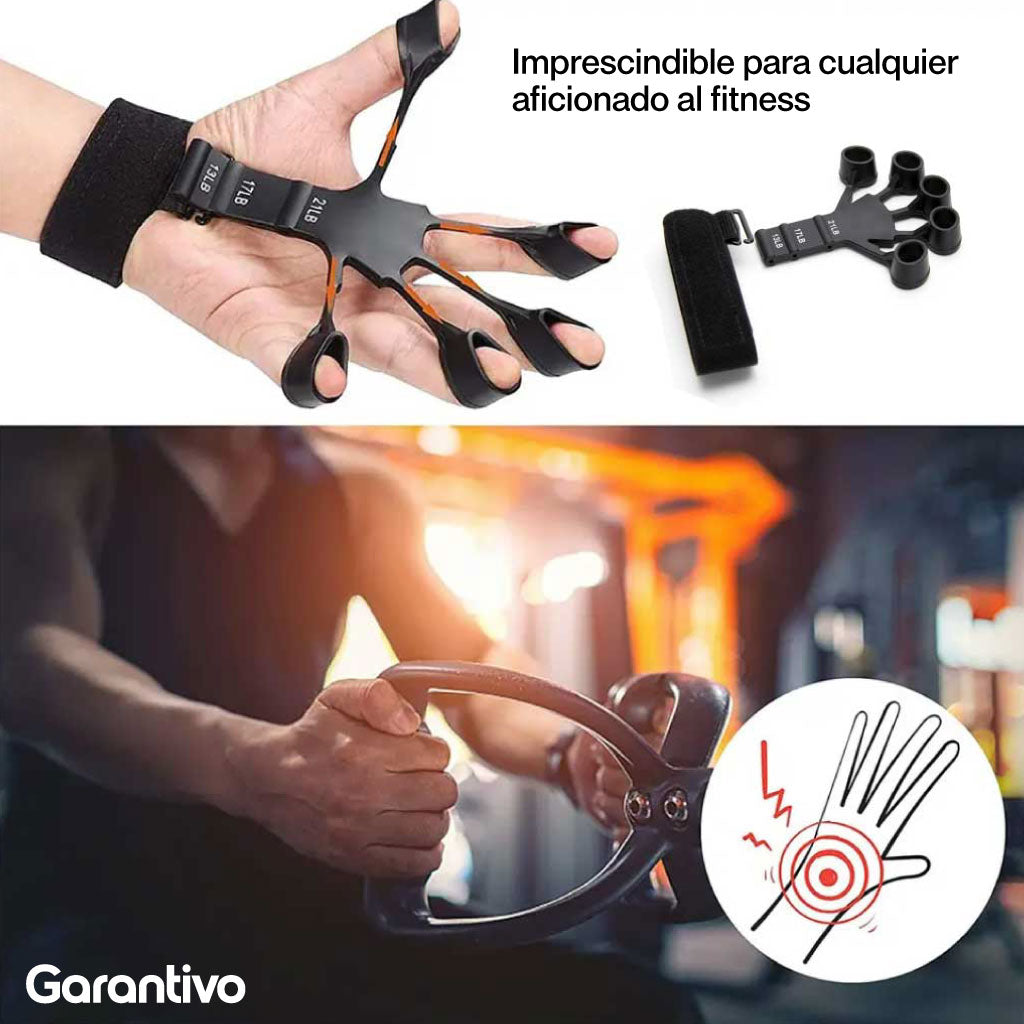 Fortalecedor de agarre de silicona ajustable para entrenamiento de manos