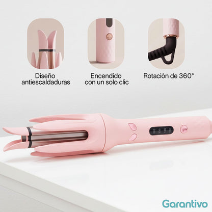 Rizador Automático Profesional 3 En 1 Para Rizos Rápidos Y Duraderos