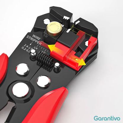 Pelacables automático multifuncional con función de corte y prensado