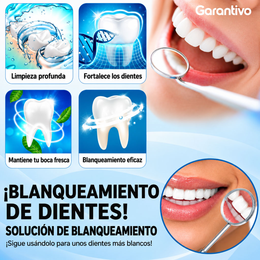 Esencia blanqueadora para dientes y limpieza profunda