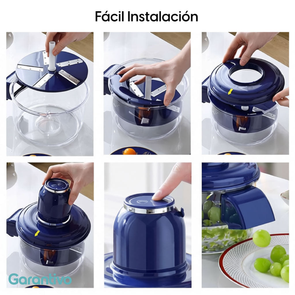 Hachoir eléctrico multifuncional 4 en 1 para cocina